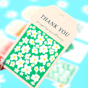 Etiquetas para flores y frutas en stock, 50 unidades por paquete, <span class=keywords><strong>con</strong></span> cuerda <span class=keywords><strong>de</strong></span> <span class=keywords><strong>yute</strong></span> <span class=keywords><strong>de</strong></span> 10 m, etiquetas impresas a color <span class=keywords><strong>con</strong></span> mensaje <span class=keywords><strong>de</strong></span> agradecimiento, etiquetas colgantes para embalaje <span class=keywords><strong>de</strong></span> regalos - Product Image 3