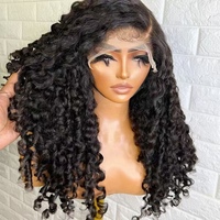 Perruque Ondulée Bouclée Profonde Raw 13x6 Sans Colle Full HD Lace Front Naturel Cheveux Humains Vierges Brésiliens Frontal Indiens