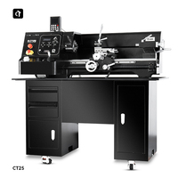 CT25 Machine de tour CNC électrique Mini tour à métaux CNC pour la formation scolaire dentaire