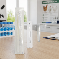 Hochsensibler Schnelltest-Kit für Infektiöses Bronchitisvirus (IBV) Professionelles Geflügel-Diagnose-Set für Schnellen IBV-Test