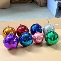 Boule disco miroir personnalisée en usine, taille, couleur et forme, boule de Noël, grande et petite boule disco pour la décoration de fête KTV DJ
