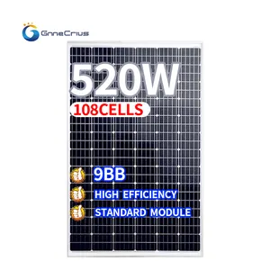 GnneCrius-panel solar fotovoltaico, placa fotovoltaica monocristalina de 450W, 500W, 535W, 550W, Calidad A, precio barato