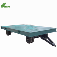 Remorque à plateau plat avec barre de traction de 20 à 60 tonnes, avec un rayon de braquage plus flexible pour le transport de marchandises