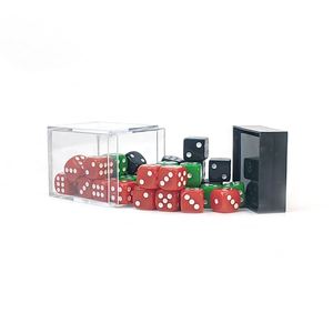 Etiquetas Personalizadas para Fabricantes, Juego de Dados de 36 Piezas de Color Sólido D6 de 12 mm con Caja de Plástico Transparente para Juegos de Mesa - Product Image 2