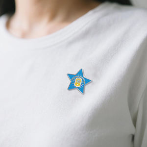 Pabrik Kustom lingkaran biru <span class=keywords><strong>Diabetes</strong></span> lencana Hollow Center pin logam epoksi lembut Enamel kesadaran publik penggunaan klasik topi kupu-kupu - Product Image 5