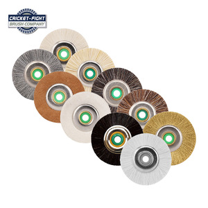 Cepillos de pulido Cricket-Fight, redondos de 48 mm, para amoladora de banco, herramientas de pulido para metal, madera, joyería y odontología - Product Image 1