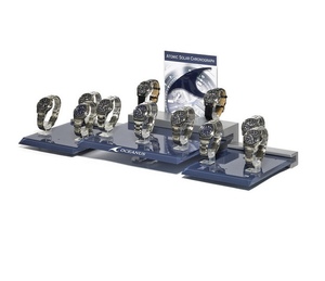 Diseño detallado Plataforma de reloj de acrílico Estante de exhibición de encimera Solución de exhibición funcional - Product Image 5