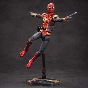 Original Authentique Marvel Spider Man-No Way Home <span class=keywords><strong>Rouge</strong></span> <span class=keywords><strong>Or</strong></span> Spider-Man 1/6 Figurines Articulations Mobiles 18cm 7in - Product Image 6