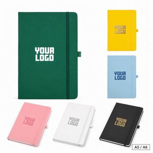 Journal Manufacturer Custom <b>A5</b> PU Leather Note Book Promo Event Business Office Gift Notebook With Logo Leather Journal Notebook - Product Image 1