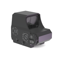 Offre Spéciale – Lunette de Visée Holographique Tactique pour Observation des Oiseaux avec Laser Rouge, Métal, Étanche IP68, Lentille 50mm, Résistance aux Chocs 1500G