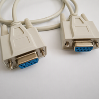 Kabel Modem Female Ke DB9 Female Seri RS232 Kabel Null 6FT