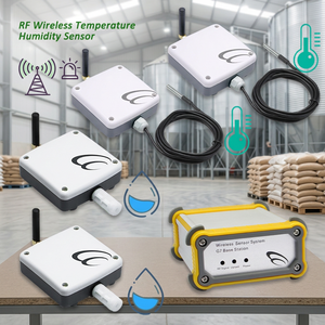 Sensor de Temperatura Inalámbrico para Refrigerador de Almacén, 4 Unidades, Registro de Datos de Temperatura y Humedad IoT en Tiempo Real - Product Image 1