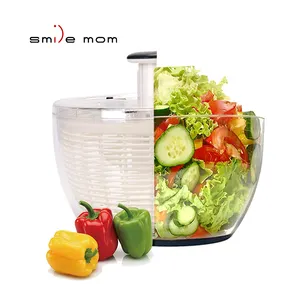 Kitchen Appliance Tools Salad Mixer Plastic Manual Fruit And Vegetable Salad Spinner