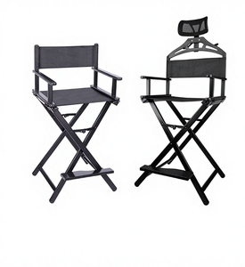 Silla Metálica Plegable Portátil Profesional para Uso en Interiores y Exteriores, Ideal para Artistas, Directores, Campismo y Sala de Estar - Product Image 2