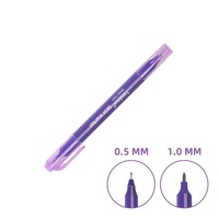 Stylo marqueur chirurgical professionnel à pointe stérile pour tatouage et pochoirs, 0,5 mm et 1 mm, avec règle en papier