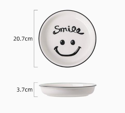 White 8inch plate