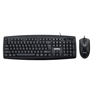 Sam GT200 <b>Wired</b> <b>Keyboard</b> Mouse Combo 104 Keys English Multimedia Function Keys - Product Image 4