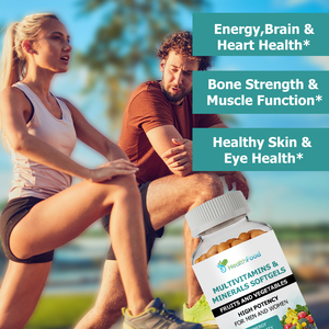 Factory Wholesale Multivitamins&Minerals Softgels High Potency for Men Women Support Energy Immunity Muscle Function Bone&Heart - Product Image 5