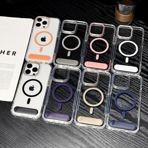 <span class=keywords><strong>Coque</strong></span> de téléphone transparente avec protection d'objectif magnétique, très vendue, pour iPhone 17Air 16 15 14Pro Max, antichoc, dos transparent - Product Image 2