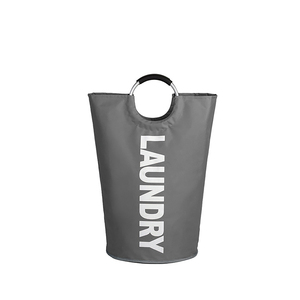 Sinh Thái Thân Thiện Với Tùy Chỉnh Vòng Hình Dạng Đóng Mở Gấp <span class=keywords><strong>Tote</strong></span> Giặt Giỏ Túi Quần Áo Lưu Trữ <span class=keywords><strong>Hamper</strong></span> Với Dây Kéo - Product Image 3