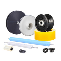 Poulie en nylon polyamide PA6 avec roulements, fabriquée en Chine