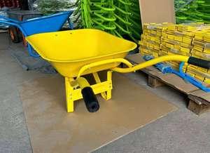 Brouette Robuste avec Châssis à Structure Renforcée pour Jardinage et <span class=keywords><strong>Construction</strong></span> 65 L WB6200 - Product Image 4