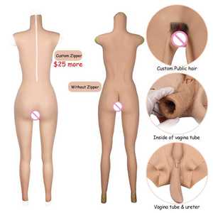 URCHOICE ร้อนขายซิลิโคนเจล D G ถ้วยสาวใหญ่ขนาดใหญ่สาวเท็จหีสะโพกสําหรับ Transgender ซิสซี่ชุดข้ามเพศ - Product Image 3