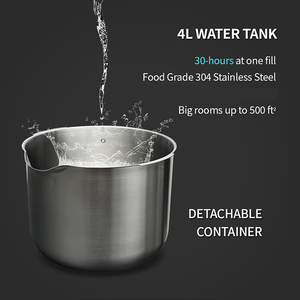 31S thép không gỉ siêu âm mát sương tạo độ ẩm thì thầm tái sử dụng bộ lọc hương thơm khuếch tán dễ dàng làm sạch với máy tạo độ ẩm hơi nước ấm - Product Image 5