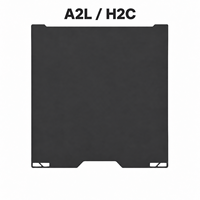 Plaque de construction en acier à ressort noir pour imprimantes 3D FDM – Pièces détachées en gros pour impression à basse température