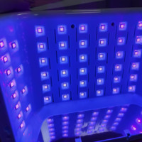 IBelieve 120W professionnel UV LED lampe à ongles Rechargeable lampe de Table Double main en gros bureau Pro Logo personnalisable métal