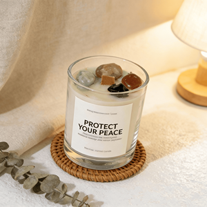 Lilin Aromaterapi Lilin Kedelai Buatan Tangan Berkualitas Tinggi Grosir dengan Batu Kristal Modern untuk Pesta, Ulang Tahun, Termasuk Hari Valentine - Product Image 4