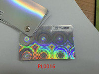 Direkt vom Hersteller: Holografische Karte mit Fälschungsschutz, Glänzende Hologramm-Plastikkarte mit Individueller Logoprägung
