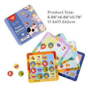 TOOKY TOY 2025 Nouveau Design Ferme en Bois <span class=keywords><strong>Sudoku</strong></span> Jouet Pour Enfants - Product Image 4