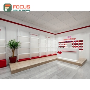 High End Hair Extension Display Cabinet Glass Panel Lighted Drawer Multi Shelf Display Cabinet Fixture - Product Image 1