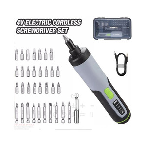 <span class=keywords><strong>Tournevis</strong></span> <span class=keywords><strong>électrique</strong></span> sans fil de Type C 3.6V avec jeu d'embouts rechargeables Li-ion Petit réglage de couple multi-usage Alimenté par batterie - Product Image 3