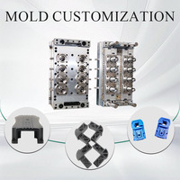 Molde de Inyección de Plástico de Alta Precisión para Piezas Moldeadas de Plástico ABS, PS, PA, PC, PLA, POM para Accesorios de Tuberías de Excavadora