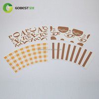 160 gsm kraft papier tasse fans plaine raw blanc 4oz 6oz double ventilateur forme papier tasse 9oz flexo impression haute vitesse papier tasse ventilateur