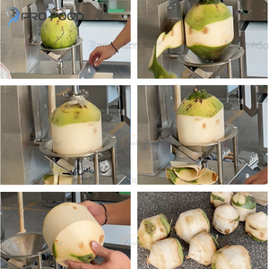 Décorticateur de noix de coco automatique en acier inoxydable 304 Décapant de noix de coco verte Machine à éplucher les fruits - Product Image 2
