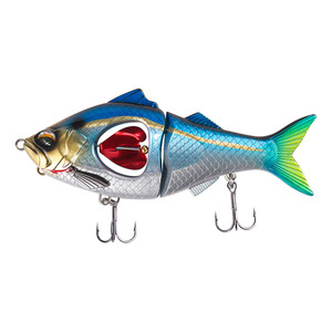 Señuelo blando de dos segmentos The Brave Long-cast Sinking Pencil Propeller con sonajero incorporado para pesca de lubina de boca grande en ríos, lagos, arroyos y mares. - Product Image 1