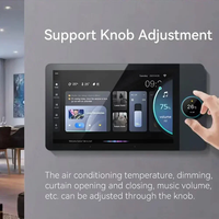 Sistema de Audio Inteligente para el Hogar Multi-habitación con Control Central TUYA ZIGBEE de 6 Pulgadas, Panel de Control Inteligente con Tarjeta TF y Micro-USB