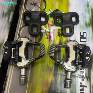 Pédales de vélo de route en carbone SeeMore légères avec clips <span class=keywords><strong>Keo</strong></span> Grip, pédales de cyclisme auto-bloquantes - Product Image 6