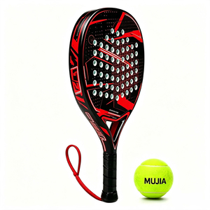 <span class=keywords><strong>Raquette</strong></span> de padel personnalisée en fibre de carbone 18K, fabrication directe d'usine, noyau en EVA personnalisé, <span class=keywords><strong>raquette</strong></span> de padel pour débutants, filet en nylon de haute qualité - Product Image 1