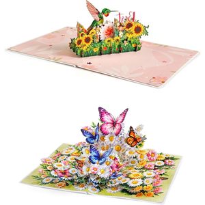 Paquete de Tarjetas de Felicitación Pop-Up 3D para el Día de la Madre, Diseño de Flor de Margarita, Regalo de Papel Artesanal para Mamá - Product Image 1