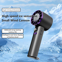 Vente en gros de ventilateurs portatifs à main réglables à 100 vitesses, ventilateur électrique portable 1200 mAh, ventilateur de refroidissement rechargeable par USB, mini ventilateur, Ventilador