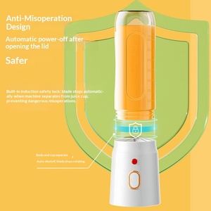 Nuevo Licuadora Portátil Recargable Multifuncional para Bebés, Picadora de Hielo y Alimentos, Vaso para Jugos <span class=keywords><strong>con</strong></span> Cinco Cuchillas - Product Image 2