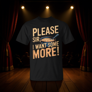 S'il vous plaît, monsieur, je voudrais un t-shirt vintage avec un design sur le thème du théâtre musical de Broadway - Product Image 3