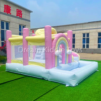 Château gonflable arc-en-ciel en PVC de haute qualité - Trampoline extérieur pour enfants, structure de saut gonflable de qualité commerciale pour les fêtes