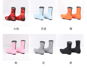 Multi-Color Elastic Cycling Shoe Cover Windproof Water Resistant MTB Road Bike Overshoes for Outdoor <b>Bicycle</b> Riding Water Hiking - Product Image 5