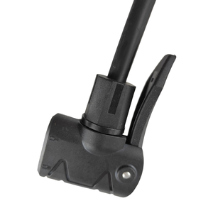 Pompe à air portable haute pression en alliage d'aluminium et acier pour vélo, avec <span class=keywords><strong>valve</strong></span> <span class=keywords><strong>Schrader</strong></span> et <span class=keywords><strong>Presta</strong></span> et manomètre, pour gonflage de pneus de VTT - Product Image 3