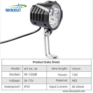 36V 48V 60V E-Bike Scheinwerfer Rücklicht Blinker Links Rechts Abblendlicht Bremslicht Integrierter Schalter Universal-Set für Elektrofahrrad - Product Image 3